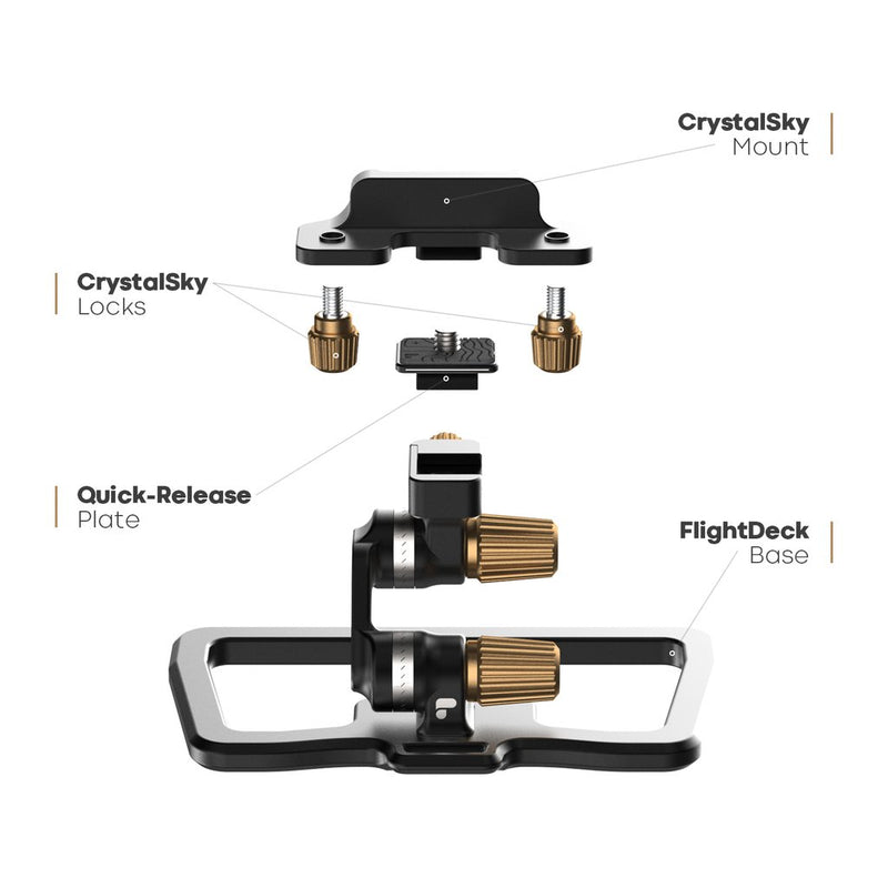 PolarPro FlightDeck - Monitor Mount | Mavic Remotes