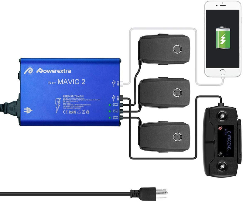 Mavic 2 Pro/Zoom 5 in 1 Rapid Smart Battery Charging Hub