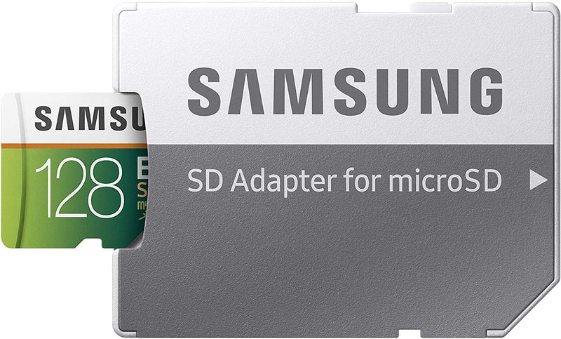 Samsung 128GB 100MB/s (U3) MicroSDXC EVO Select Memory Card with Full-Size Adapter