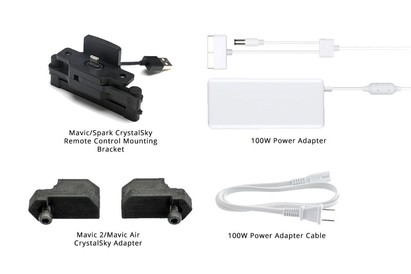 Mavic 2 | Mavic Air CrystalSky Mounting Bundle (100W)