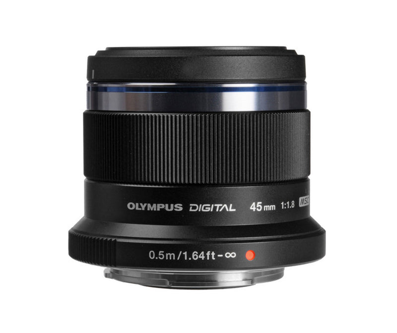 Olympus M.Zuiko Digital 45mm f/1.8 Lens (Black)